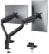 Dual Monitor Desk Mount up to 35 inches Screens, Max 28.6lbs Each, Heavy Duty Ultrawide Monitors Arm,Full Motion Height Adjustable Gas Spring Monitor Stand for 2 Screens, VESA 75x75mm&100x100mm