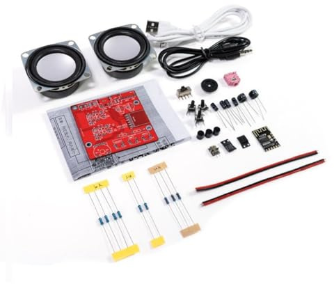 Sessleger Bluetooth-Lautsprecher-Set, DIY-Stereo-Sound-Verstärker, USB-Kits für das Löten ohne Schutzhülle