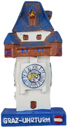 Graz Uhrturm Österreich Tourist Souvenir 3D Kühlschrankmagnet Kühlschrankdeko Magnet