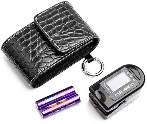 Healeved -Aufbewahrungstasche Aus Leder 4.13X2.28X1.38 Zoll Tragbare Schutzhülle Für Schutz Und Transport Im Alltag Und Auf Reisen