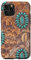 Rustic Turquoise Brown Cowboy Tribal Western Country Case for iPhone 11 Pro