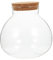 MINAOLULUS Bouteille Verre Terrarium pour Plantes Contenant Transparent avec Design Sphérique Élégant