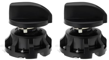 Create idea 2X Interruptores Rotativos de 4 Posiciones Y 3 Velocidades para Ventiladores Industriales Y Domésticos de 120 V A 250 V con Perillas.
