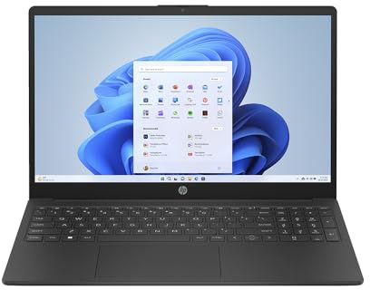 HP Laptop 15-fc0017na 15.6” FHD, Ryzen 5 7520U, 8GB/256GB (Renewed) | LPDDR5, Gen4 NVMe, WIFI 6 & Bluetooth 5.3, UK Keys, Webcam, Windows 11 Home