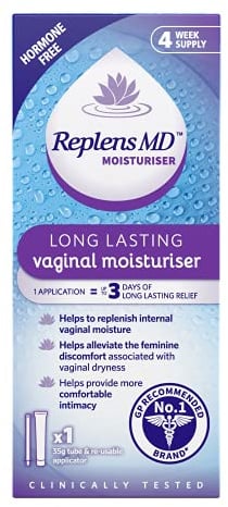 Replens Vaginal Moisturiser, Long Lasting Relief, 35g Tube