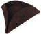OR Dreispitz Piratenhut de Luxe braun