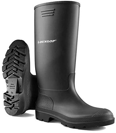 Dunlop - Stivali di Gomma da Uomo, 380 pp, Nero, 46 EU