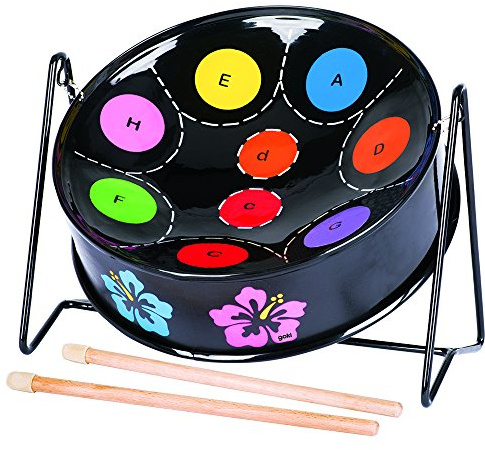 Goki 61908 - Steeldrum mit Notenmarkierung Steelpan