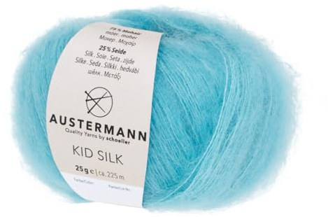 Kid Silk | Mohairwolle mit Seide | 225m/25g | Farbe: 33 - Pool