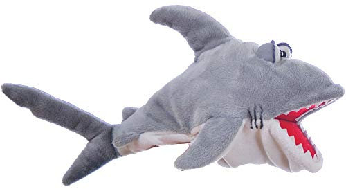 Living Puppets Handspieltiere Handpuppe Fischmäk für Erwachsene und Kinder geeignet, Größe: 37 cm, Handwäsche, W740
