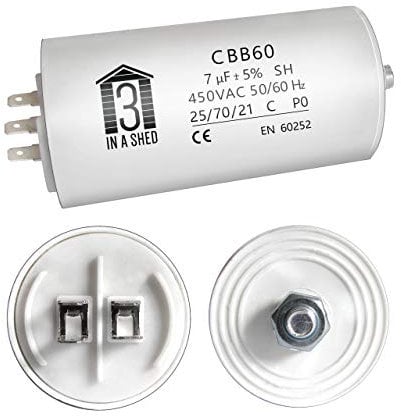 Universal 7UF +- 5% Large Appliance Motor Start Run Capacitor