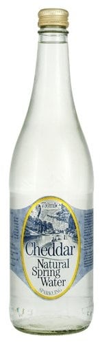 Cheddar Natural Spring Water 750ml Sparkling (Pack of 12) Drawn from Soil Association Certified Organic Land