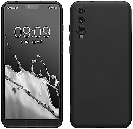 kwmobile Custodia Compatibile con Huawei P20 Pro Cover - Back Case per Smartphone in Silicone TPU - Protezione Gommata - nero matt