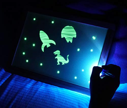 Illuminated Apparel Zeichenbrett, leuchtet im Dunkeln