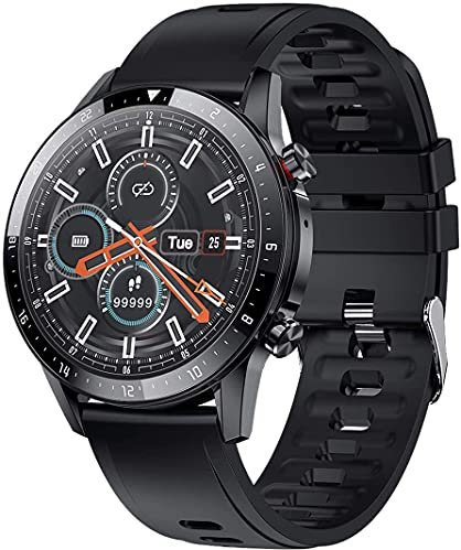 Musica smart watch Z08s sport pedometro in tempo reale frequenza cardiaca Bluetooth chiamata orologio (nero)