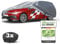 Walser telo copriauto da esterno Premium All Weather Plus Combi, telo copriauto rivestito in PVC, coperture per auto, resistente ai raggi UV, garage completo impermeabile per Combi Misura 4 grigio