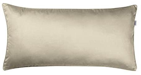 Schöner Wohnen Kollektion Bettwäsche Pure 40x80 Sand - Bettwäsche Baumwolle - Bettwäscheset Kopfkissenbezug 2teilig - Kissenbezüge