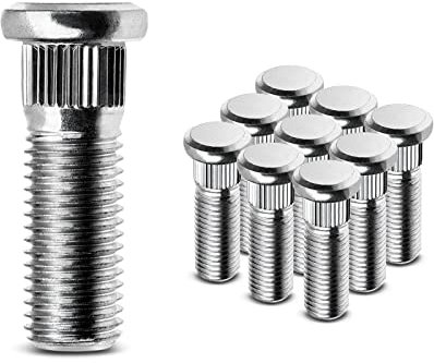 Frankberg 10x Radbolzen Radschraube Vorne Hinten Kompatibel mit A,u,r,i,s A,v,e,n,s,i,s Camry Carina Celica Corolla Crown Dyna Hilux Land Cruiser Yaris 1980-2019 Replace# 9094202049
