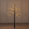 Trendi® 150cm 5ft Christmas Snowy Twig Tree Warm White LED Light Up Artificial Twig Christmas Decoration Indoor Outdoor Mains Operated (XM-5280)