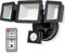 ALUSSO Focos LED Exterior 30W con Mando a Distancia, 2400LM Luz Exterior con Sensor de Movimiento, IP65 Lampara LED Exterior Impermeable, 3000K-6500K Adjustable Proyector LED, para Patio, Garaje