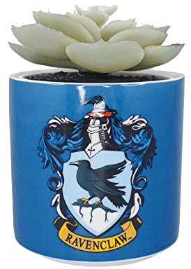 Harry Potter Half Moon Bay Pot de Fleurs d'intérieur | Pot de Fleurs en céramique et Pots de Fleurs d'intérieur | Pots de Fleurs décoratifs d'intérieur | Jardinière d'intérieur et Cadeaux Serdaigle |