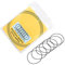 Acouto O-Ring, 200 Stück, wasserdichte Gummidichtung, Uhrenrückdeckel, Dichtung für Uhren-Set, 0,6 Mm (0,5 mm wasserdichter Ring)