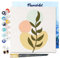 Figured'Art Mini Peinture par Numéro Adulte 20x20cm avec cadre Plante - Petit Format Kit de Loisir Créatif DIY Numéro d'Art Complet