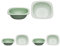 nip Eat Green öko bio Breischale: Ohne Melamin und BPA, Spülmaschinenfest, geeignet für die Mikrowelle, 2 Stück, grün (Packung mit 3)