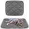 PEUTIER 2 Stück Selbstheizende Decke für Katzen Hunde,Weiche Selbstwärmende Katzenbettmatte Hundehütte Matte Wärmende Unterlage rutschfest Thermopads für Katzen Hunde Welpen Kaninchen(40x50cm)