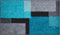 Grund Badteppich Atala türkis Größe 70x120 cm