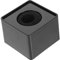 BESTonZON Black Square Mic Box for Reporters Pretend Tv Mic Abs Microphone Logo Flag Station Portable Interview Microphone