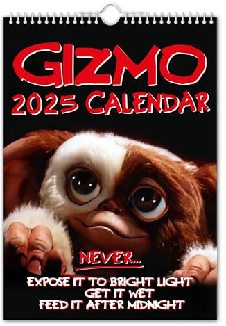 The Calendar King // Gizmo - Gremlins - Wandkalender 2025 (Vollfarbig, A4-Größe)