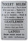 Funny Cast Iron Toilet Rules Plaque - Bathroom Decor & Home Accessories - Humorous Wall Sign for Restroom