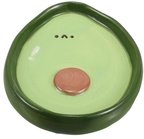 COLLBATH Snackteller Avocado Teller Obstteller-tablett Aus Keramik Kleiner Vorspeisenteller Dekorativer Keramikteller Für Snacks Und Vorspeisen
