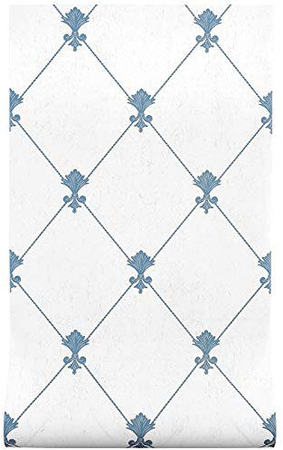 LWLFC Papier Peint 3D Bleu Papier Peint Intissé Sans Raccord Chambre Adulte Intissé 3D Salon Papiers Peints pour Différents Espaces Moderne Luxueux