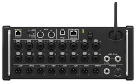 DJ Audio Mixer XR18/MR18 Rack Mount Professional Digital Mixer Built-in WiFi DSP Mixer DJ Recording Studio with USB Recorder