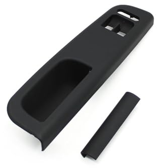 Hhfksci Maniglia Porta Interna Per VW Per Bora Per Golf 4 MK4 Per Jetta Per Passat 1999-2004 Maniglia Presa Interna Portiera Lato Guida Sinistro(Nero 2 pezzi)