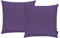 Magma Heimtex Fino Kissenhülle ca. 50 x 50 cm Farbe 17 Aubergine (2er Set).