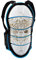TecnoPro Rückenprotektor AirGonomicPro Women (Farbe / Größe: 900 weiss-blau-gold / S - Prot.Länge 52 cm = 164 cm Körpergröße)