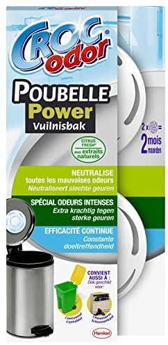 CROC ODOR Power BIN DEODORISER NEUTRALISE Smell House Kitchen Odour FRESHENER