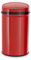 ECHTWERK Poubelle, Poubelle avec capteur, Touchless Poubelle, Poubelle électrique, capteur de Mouvement Infrarouge, Corps en INOX, capacité 30 litres, INOX Rouge