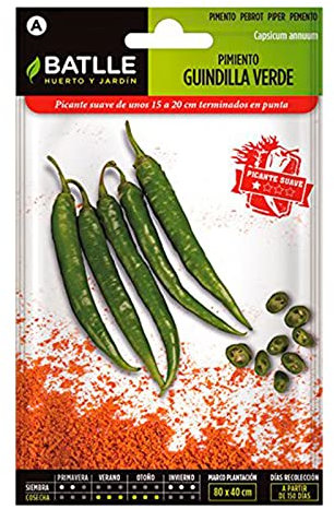 Semillas Batlle Poivron Piment Vert