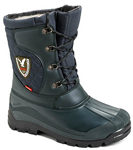 demar. Thermostiefel Jagdstiefel mit Wolle gefüttert Logan, Grün, 45 EU