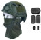 LOOGU Airsoft Helm Typ Fast PJ Taktischer Helm Militär Ops Core Schutzhelm mit Kopftuch Sturzhelm für Freizeit Outdoor Paintball Tactical Top Helmet