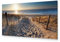 murando - Bilder Strand Meer 135x45 cm Vlies Leinwandbild 1 tlg Kunstdruck modern Wandbilder XXL Wanddekoration Design Wand Bild Panoramabild - Landschaft Natur Sonnenuntergang