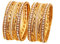 Touchstone Goldene Armband-Kollektion indischen Bollywood Klare Strass und Zick-Zack-Designer Schmuck-Armband-Armbänder. Set 24 In Antique Goldton für Frauen.