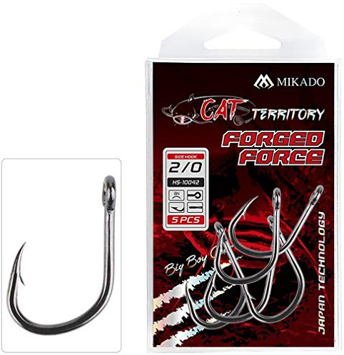 Mikado CAT Territory extra Starke kurzschenkliger Welshaken Wallerhaken 2/0-5 Stück