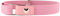 Ladeheid Kinder Gürtel Ohne Schnalle Elastischer Kindergürtel für Jungen und Mädchen 1-6 Jahre 34-65 cm P15G (Rosa/Herz)