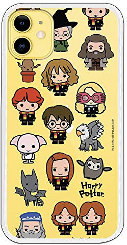 LA CASA DE LAS CARCASAS Offizielle Harry Potter iPhone 11 Hülle Charaktere Icons zum Schutz Ihres Handys Offiziell lizenzierte Harry Potter Flexible Silikon Apple Hülle