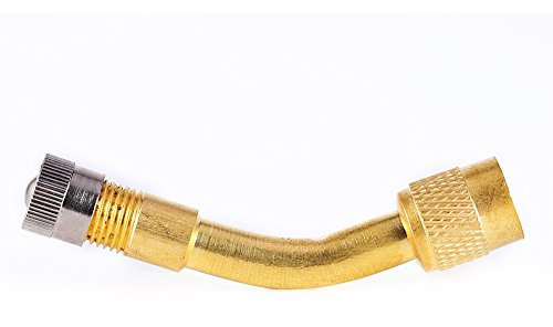 ventilverlängerung autoventil,Universal Auto Winkel Reifen Ventilverlängerung Adapter, 135 Grad Reifen Ventil Verlängerung Kupfer Ventiladapter für Motor Fahrrad Auto Lkw Scooter